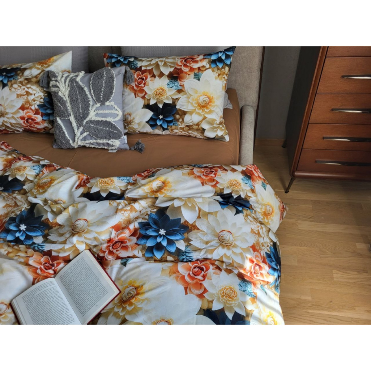 Постельное белье из турецкого хлопка cotton 5D Оранжерея
